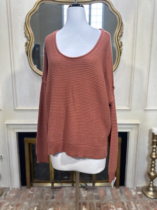 Sweaters - Lucky Brand Sweater Size XL NWT Terracotta Boho Gorpcore